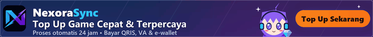 NexoraSync Top Up - header